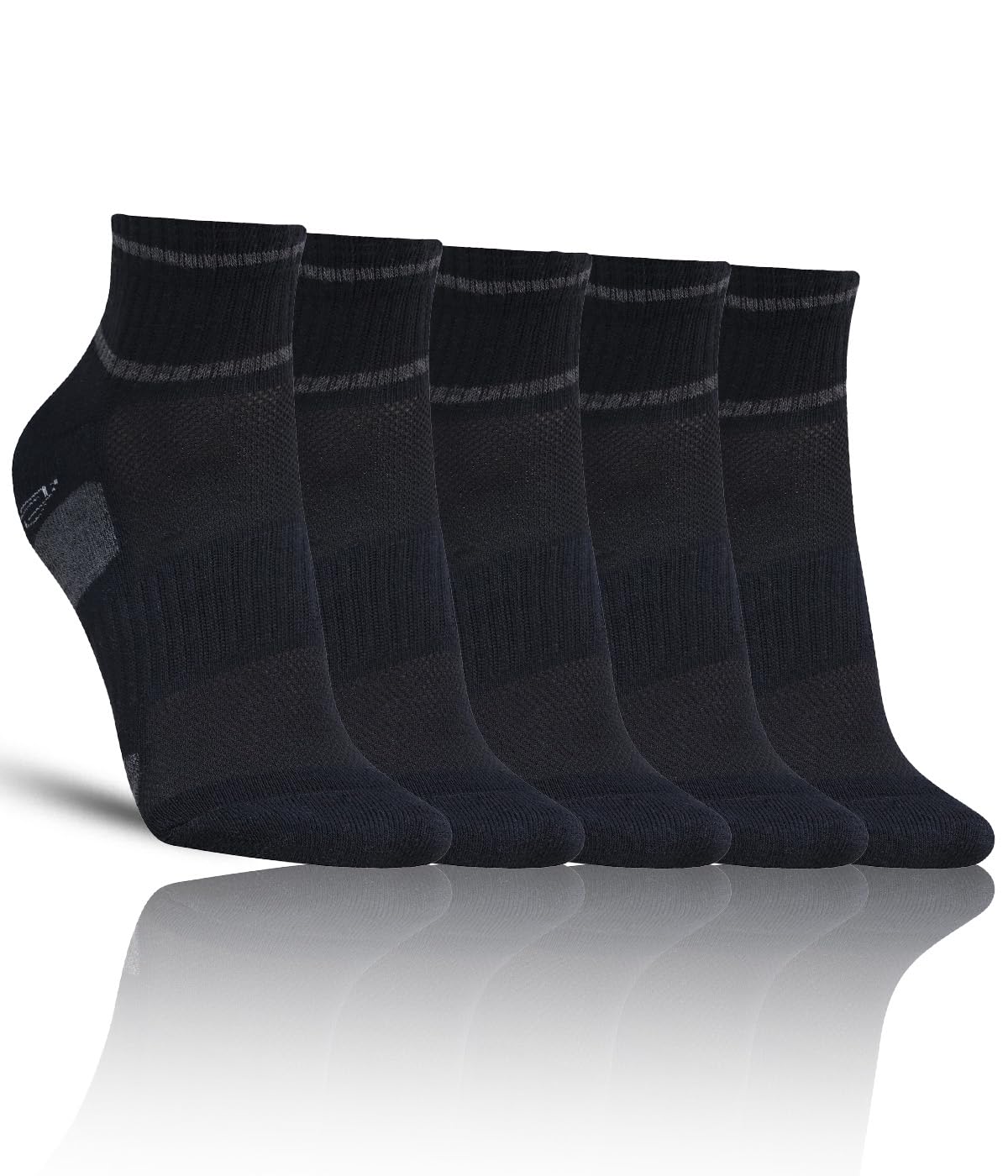 Dollar Sports Ankle Length Cotton Socks For Men's In (Pack of 5)