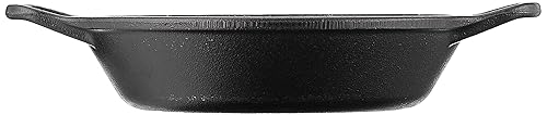 Miniatura 3 de Lodge L5RPL3 Sartén redonda de hierro fundido, 8 pulgadas, Black & Manufacturing Company GL8 tapa de vidrio templado, 8 pulgadas, transparente