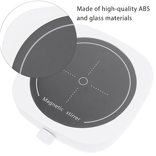 Miniatura 2 de Mini batidor mezclador agitador agitador portátil placa para laboratorio aula investigación científica agitador magnético magnético