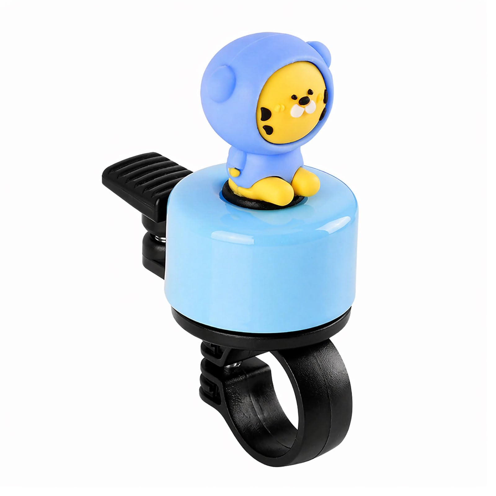 Sukizifa Cute 3D Tiger Kids Bike Bell, Loud Aluminum Alloy Bicycle Bell, Bike Horn, Colorful Handlebar Decor for Tricycle, Scooter, and Balance Bike – Perfect for Kids
