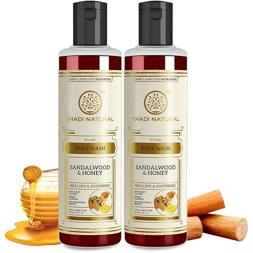 Khadi Sandalwood Honey Body Wash - 420ml 420 ml