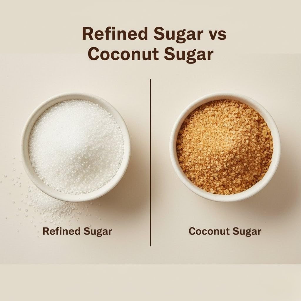 Organic Coconut Sugar | Low GI, Unrefined & Vegan Natural Sweetener | Chemical-Free Coconut Palm Sugar | 250g 4
