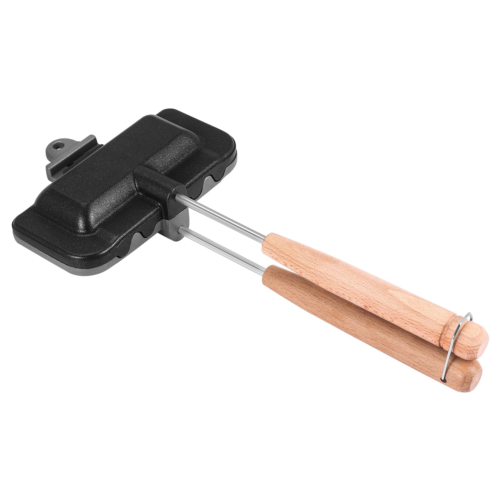 Hot-Dog-Toaster, Doppelseitige Sandwich-Backform, Camping-Bratpfanne, Käsebereiter, Sandwichmaker, Flip-Pfanne