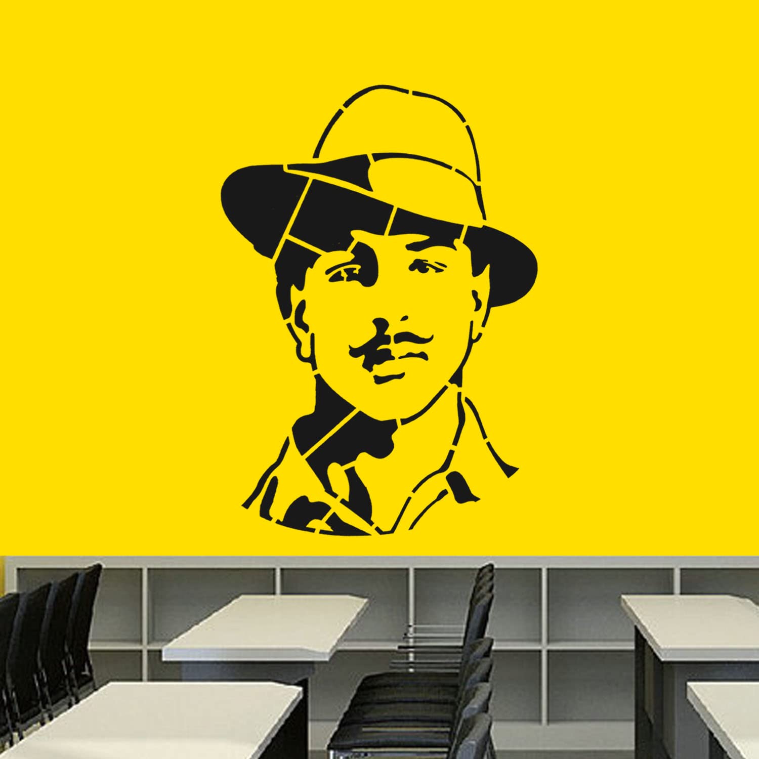 ARandNJ Stencils for Wall Painting Pack of 1 (Size:- 16X24 Inch) Pattern Theme- Bhagat Singh DIY Reusable Design Suitable for Home Wall Decor (B0BM6D3L9M) Amazon Price History, Amazon Price Tracker