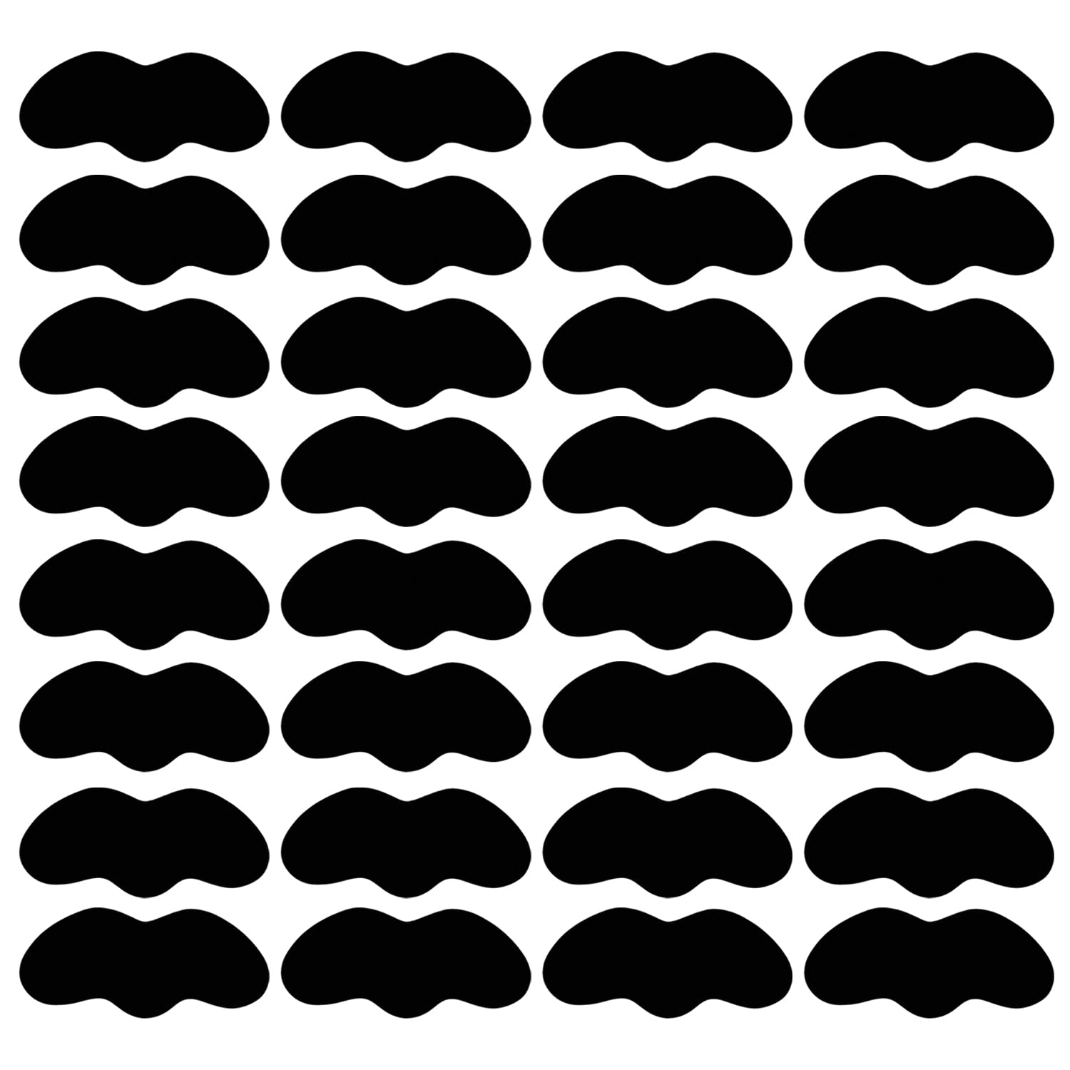 ALLY-MAGIC Nose Pore Strips, 32 Pack Blackhead Remover Strips Deep Cleansing Nose Strips for Nose and Face Chin Forehead & Healthier Looking Skin Y4-QHTBT (Black)