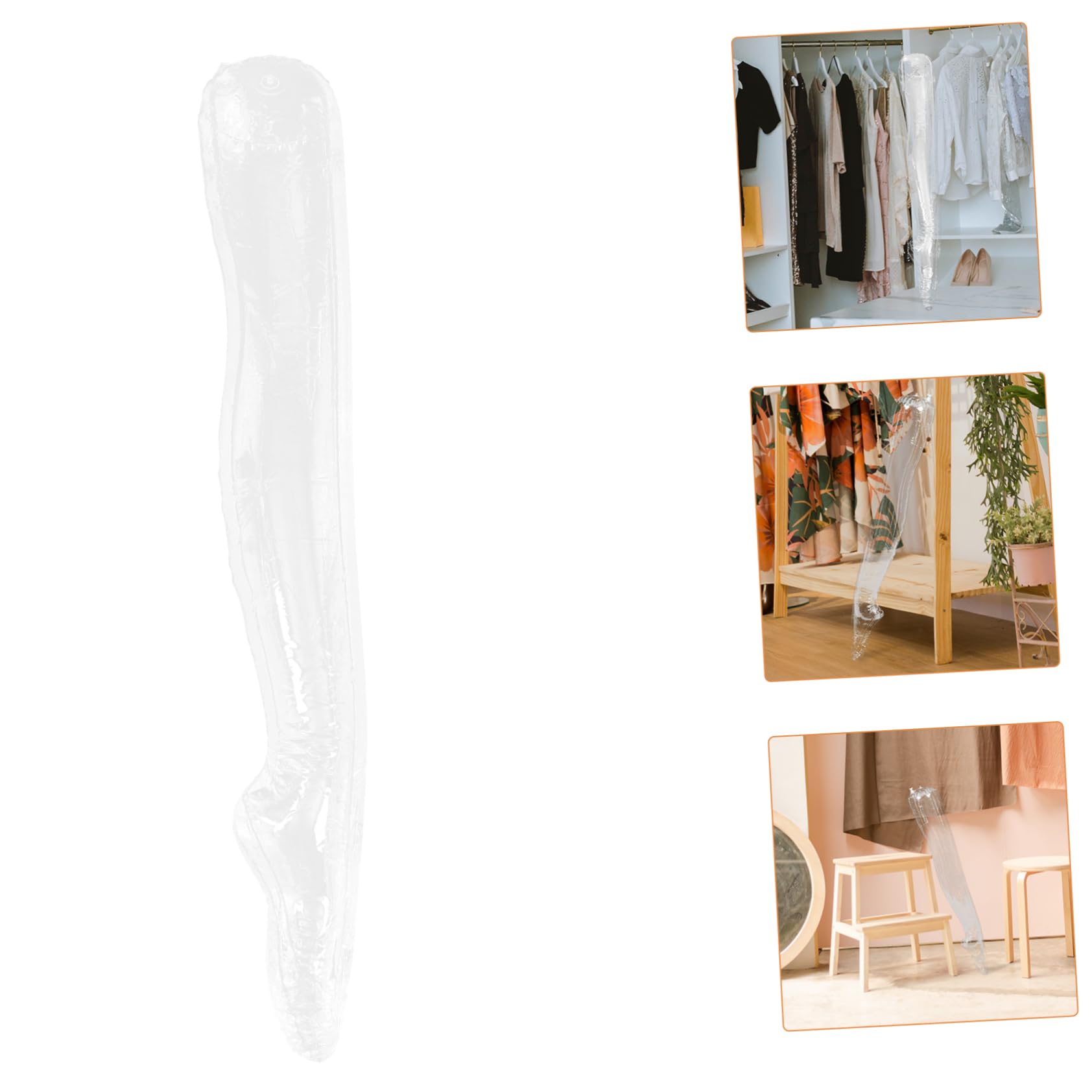4stücke Inflatable Mannequin Für Damen Transparentes Beinmodell Zur Präsentation Von Strümpfen Leggings Und Socken Für Schaufenster Und Verkaufsstände Strapazierfähig Und