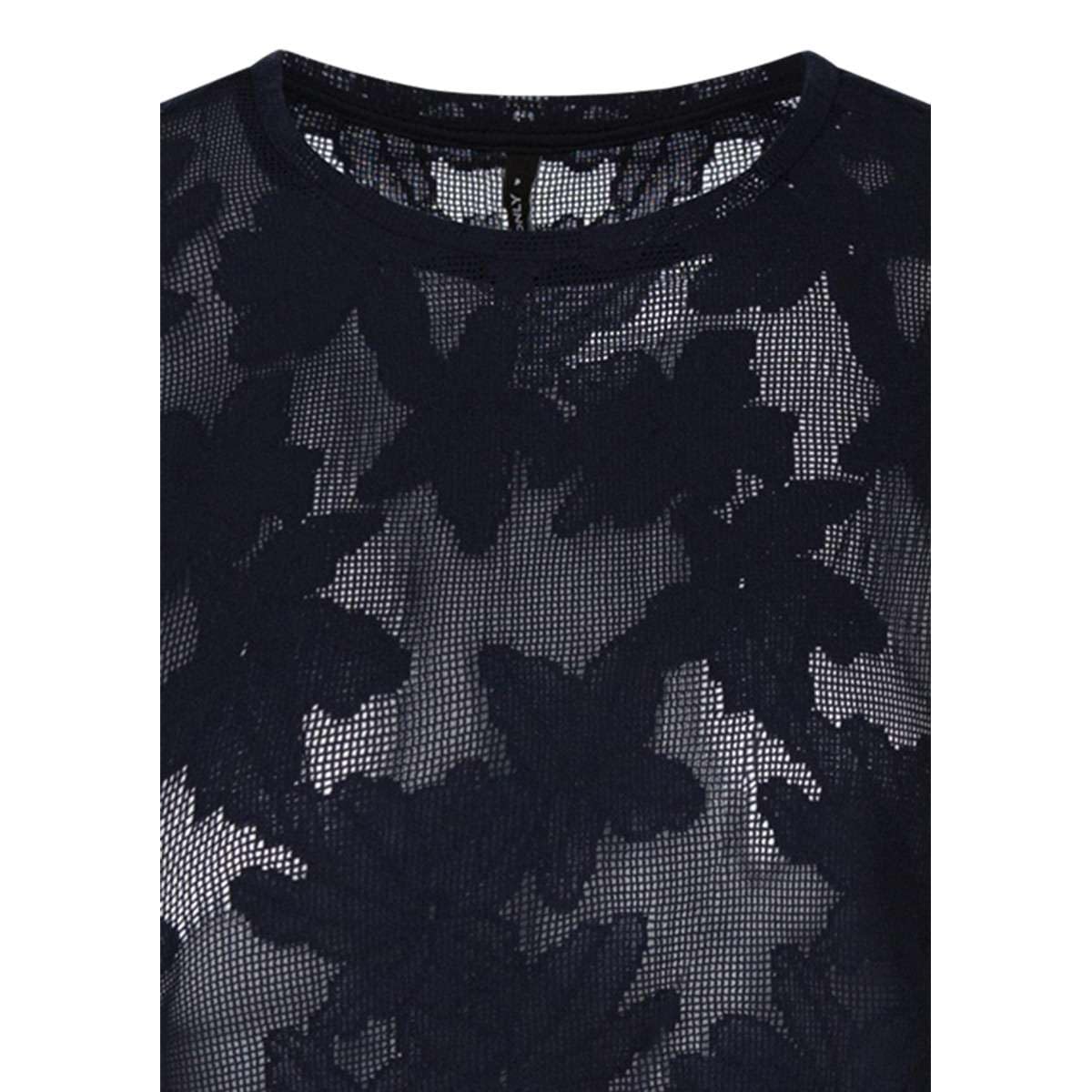 ONLY ONLMIRABELLA S/S O-Neck LACE TOP JR - M