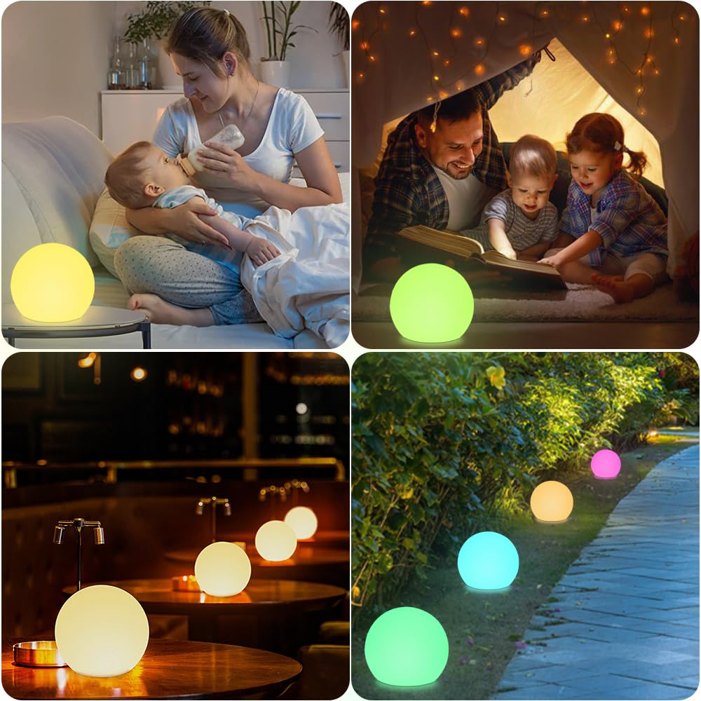 Amazon.co.jp : 8インチ LED 光るボールライト 子供用 16 RGB 色が 