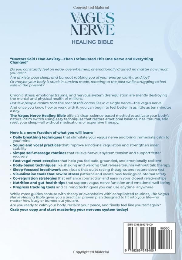 The Vagus Nerve Healing Bible: Master Your Nervous System in Just 10 Minutes a Day – Science-Backed Exercises to Break Free from Anxiety, Stress & Trauma, Restore Deep Sleep, and Feel Calm Again - Image 2