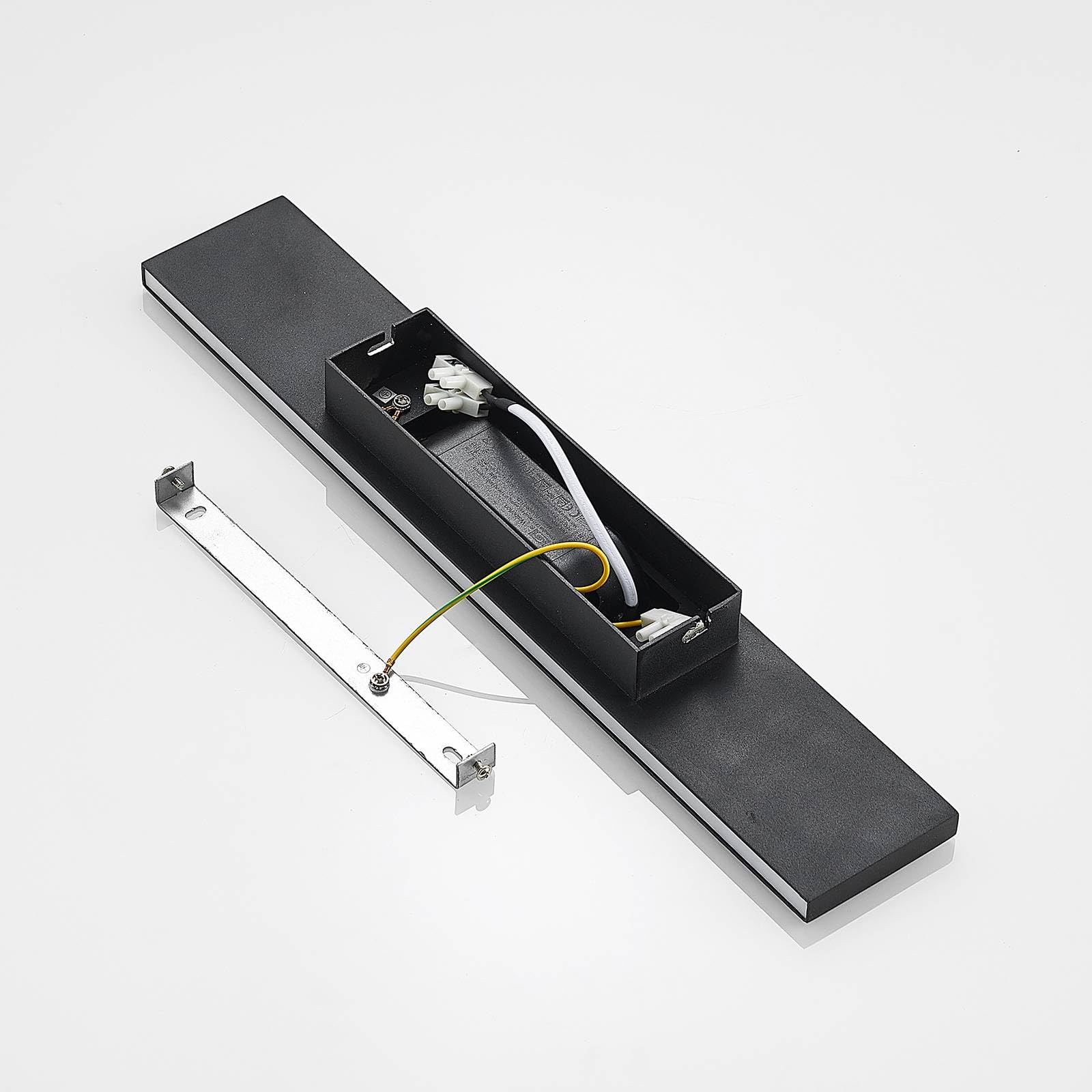 Lindby LED Wandleuchte, Wandlampe Innen Ignazia (Modern) in Schwarz aus Metall (2 flammig) - Wandstrahler Wandbeleuchtung Schlafzimmer/Wohnzimmer Wohnzimmerleuchte