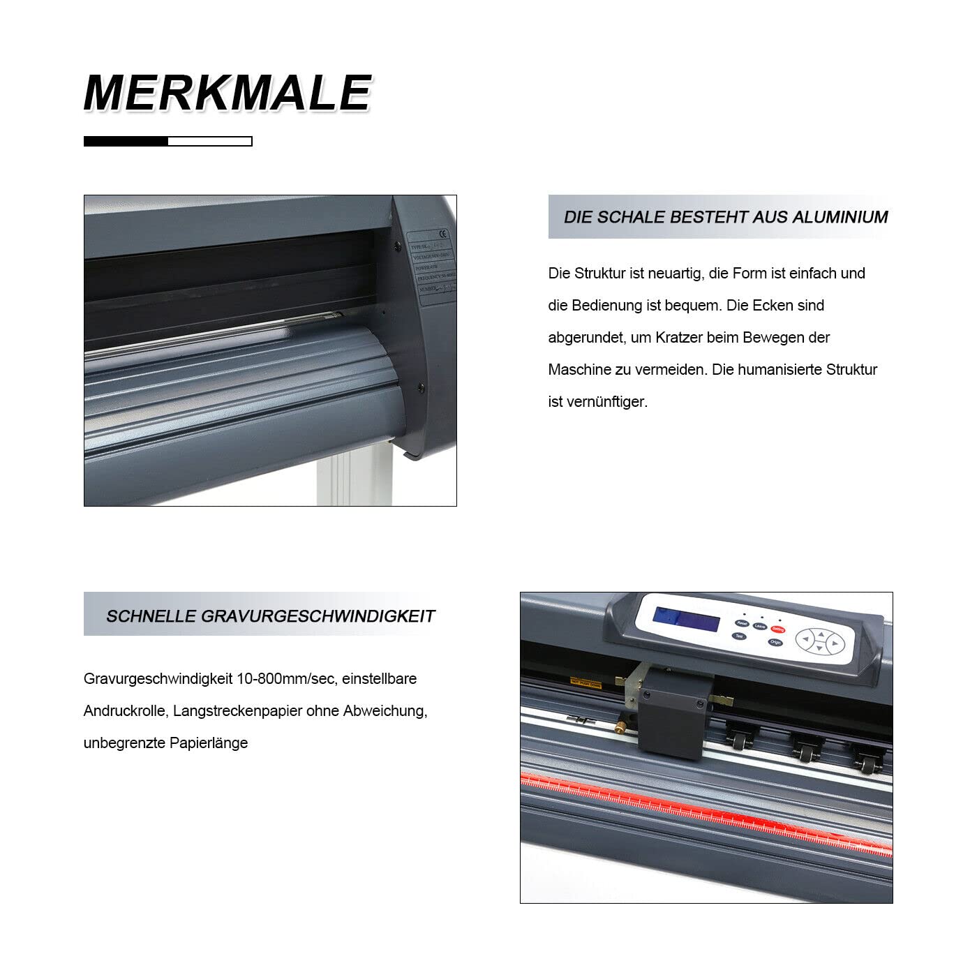 Schneideplotter 1350mm, Vinyl Folienplotter, Zeichen Plotter, 53inch Cutting Plotter