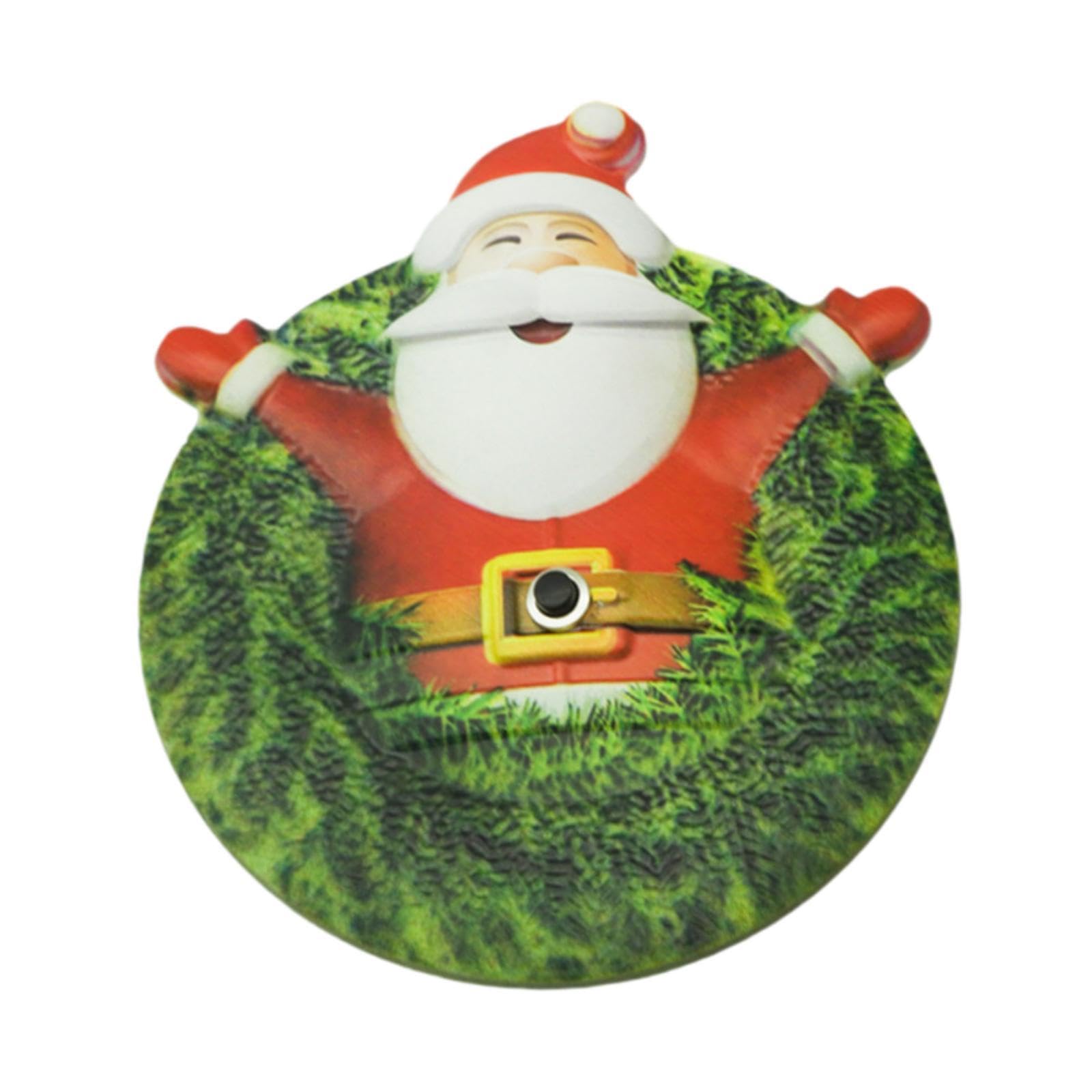 Sonnette de porte Père Noël carillon décoratif maison et bouton-poussoir