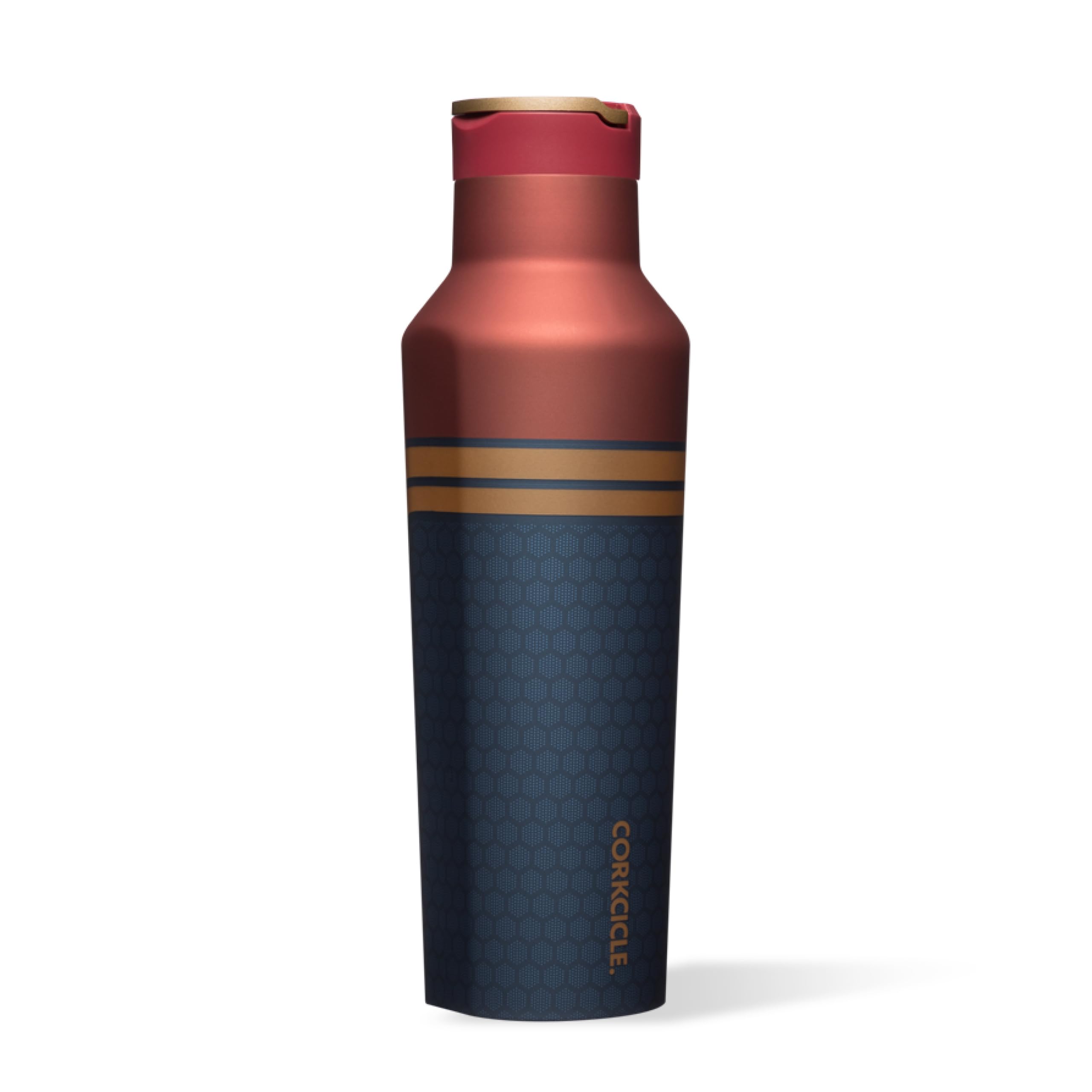 Corkcicle Sport Canteen - Triple Insulated Stainless Steel Unbreakable 20oz Marvel Captain Marvel