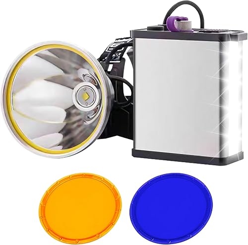 Miniatura 1 de Luces de caza de Coon de alta potencia, sensor de movimiento Minería LED faro para cazadores, Super brillante de alto lúmenes recargable, linterna