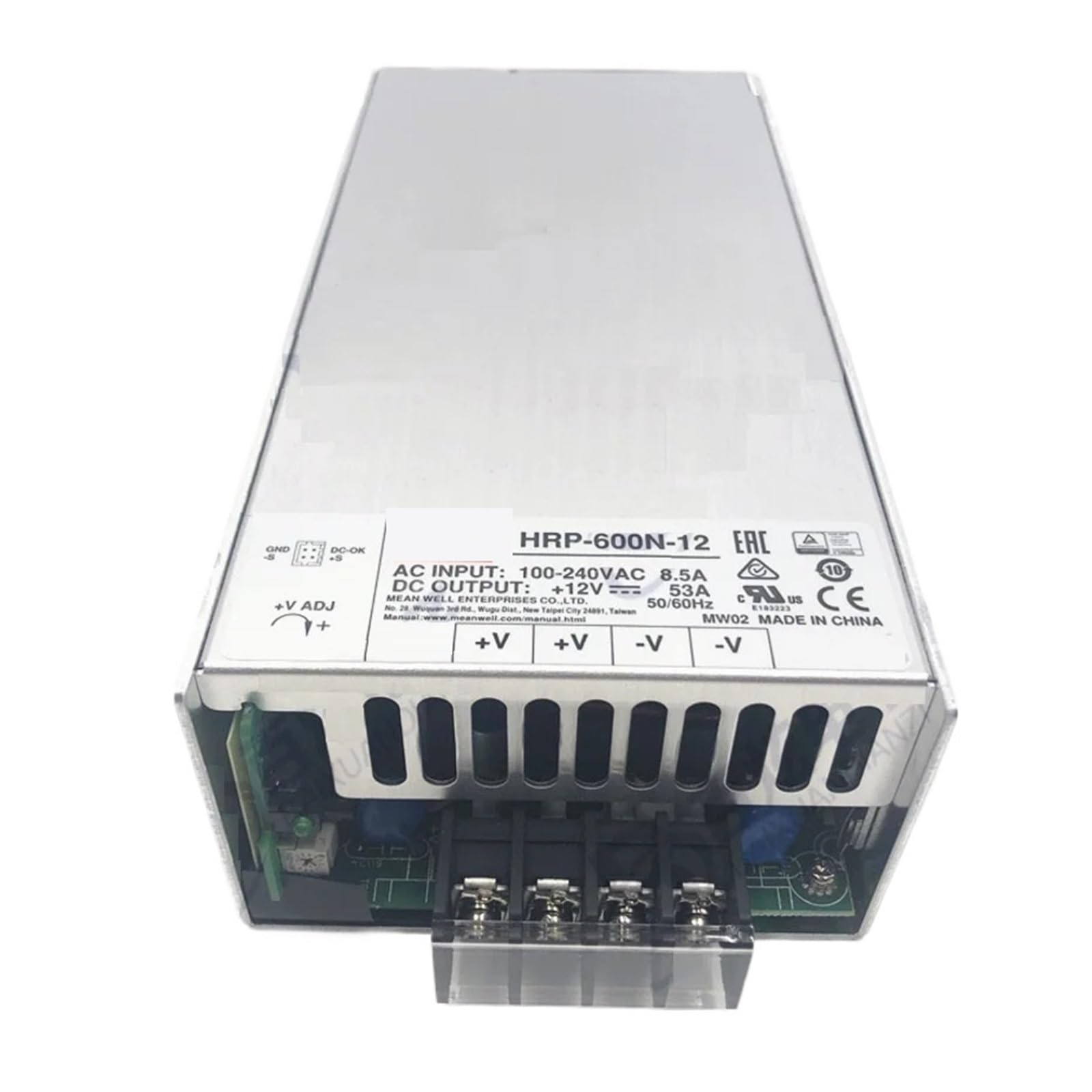 BRODEFUP 600W Single Output HRP-600N3-3.3V 5V 7.5V 12V 15V 24V 36V 48V(HRP-600N3-24)