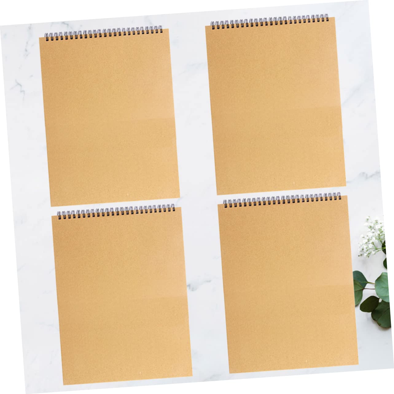 Cahier de Dessin pour Croquis A5 Portable 4 Pièces, Papier à Croquis
