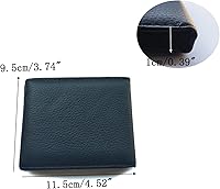 Vista 98 de Hombres Cool Eagle Wolf Caballo Totem Cuero Vaca Vertical Cartera Cremallera Multi-tarjeta Titular, Tótem de caballo, Minimalista