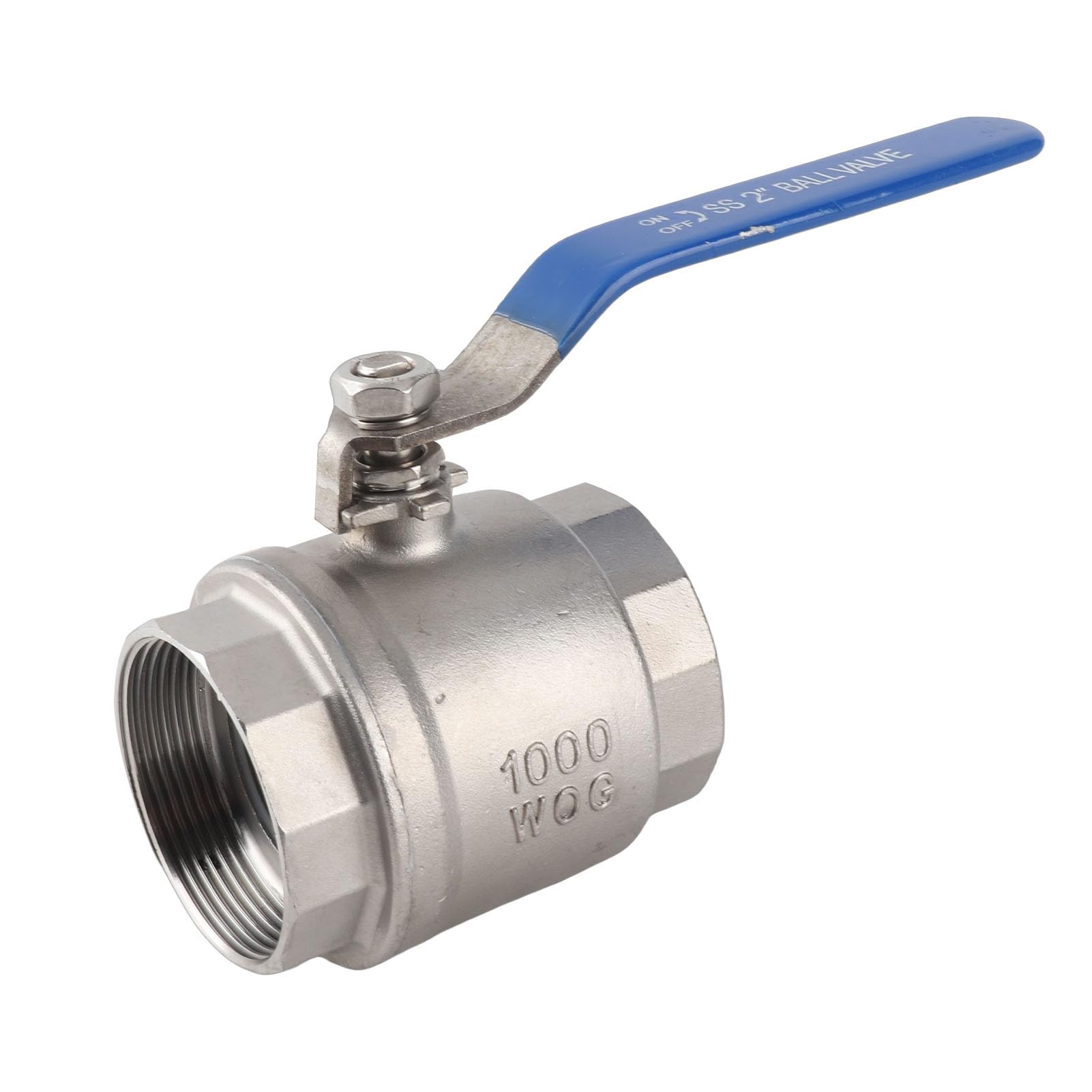 Walfront Valvola a Sfera, Valvola in 304 Stainless Steel Filettatura Interna con Impugnatura a Leva 2" DN50 1000psi PN1.6MPa
