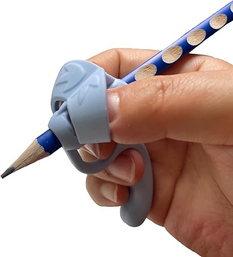4 empuñaduras para lápices para niños, herramienta de entrenamiento de corrección de escritura a mano, suministros de corrección de postura de dedo,