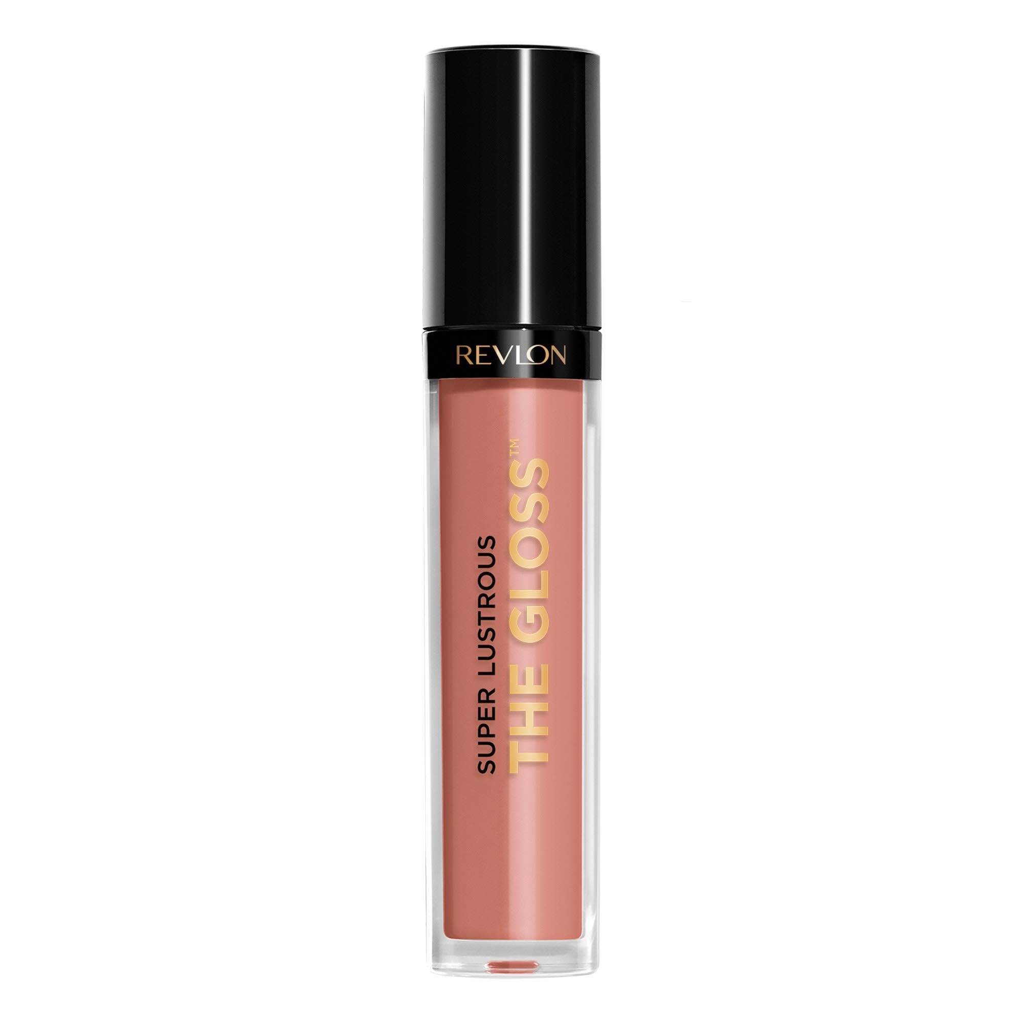 Revlon Lip Gloss, Super Lustrous The Gloss, Non-Sticky, High Shine Finish, 215 Super Natural