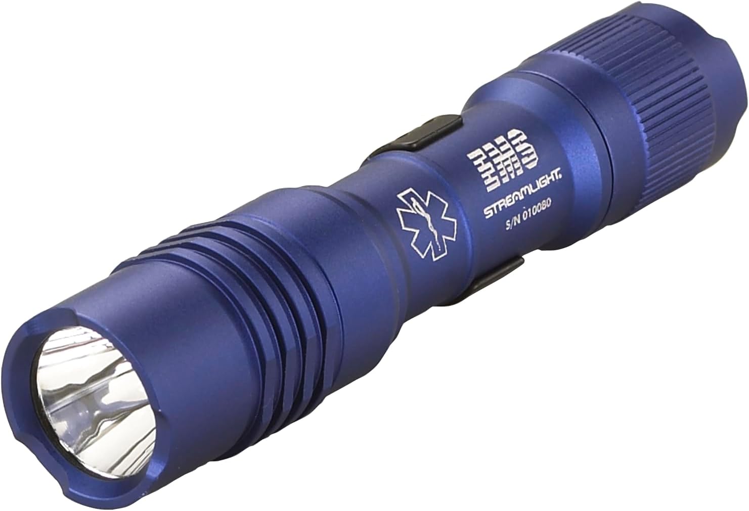 Streamlight88034 ProTac 1AA 50 Lumen EMS High Performance Medical Services Flashlight with Holster, Blue - 50 Lumens