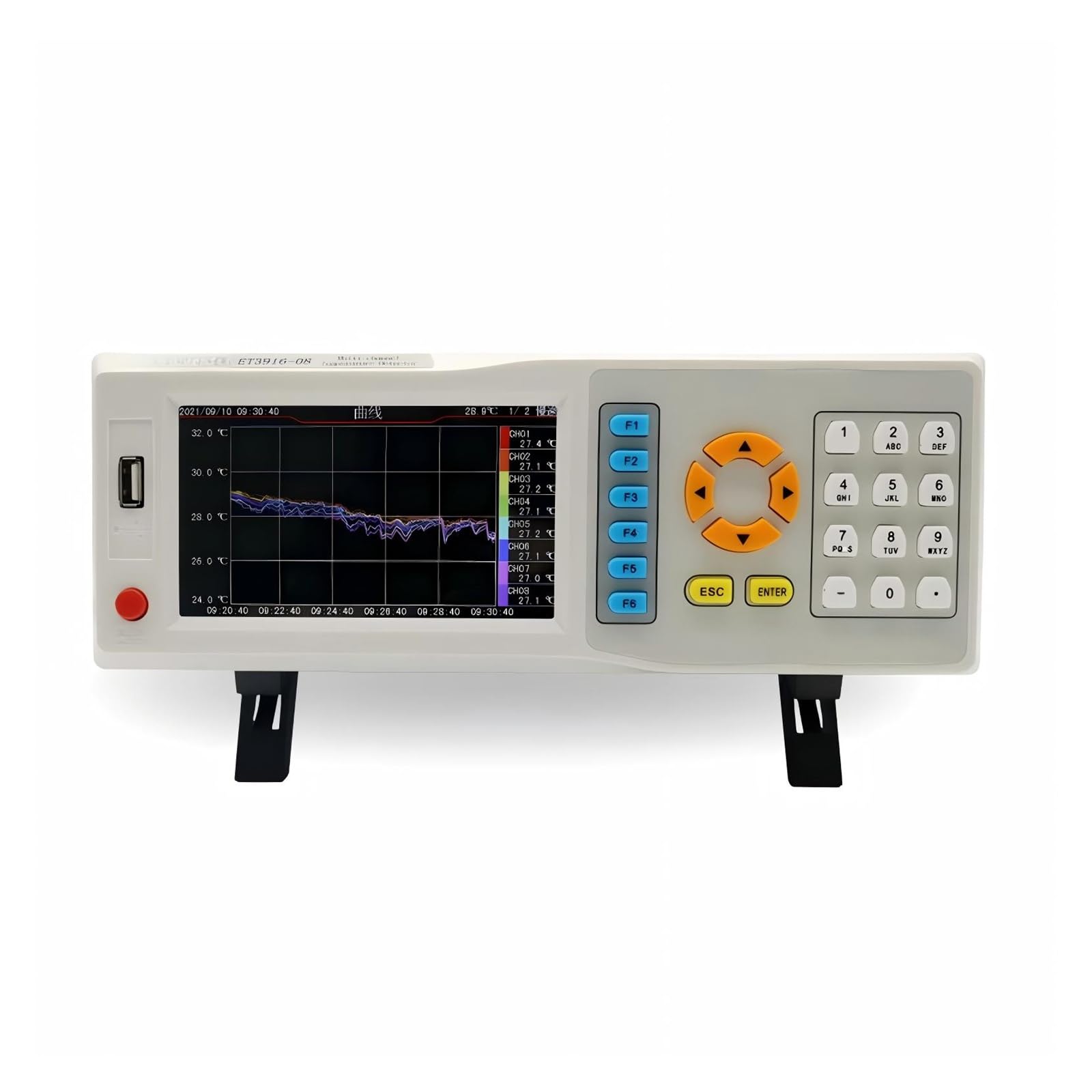 East Tester ET3916 Instrumento de inspección registrador temperatura Uso de laboratorio