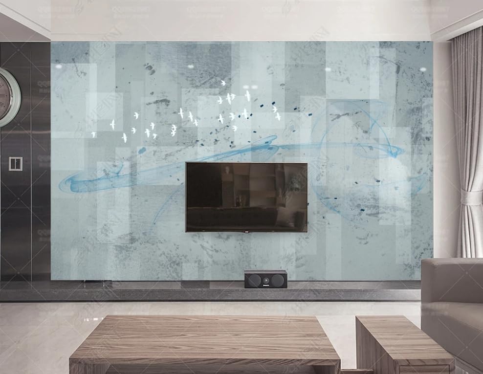 Poster géant mural design abstrait en papier peint intissé premium pour salon contemporain