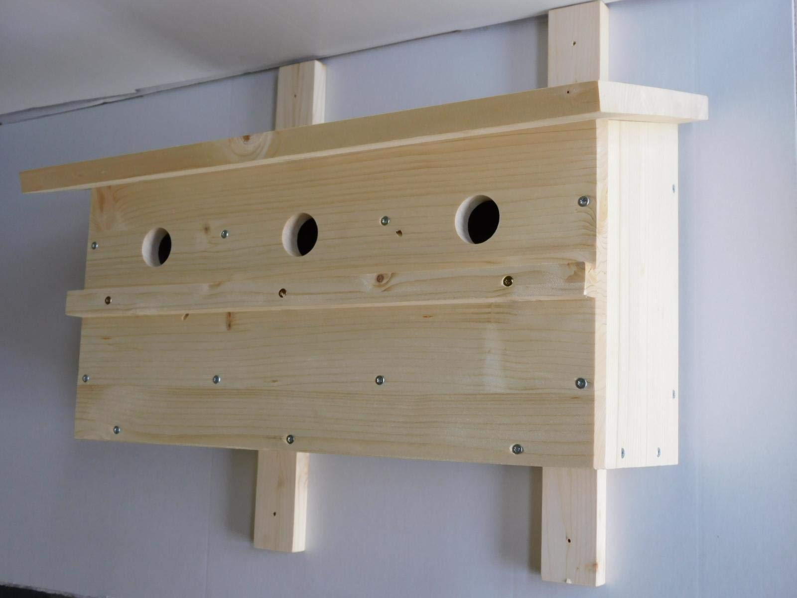 Nido para pájaros montado