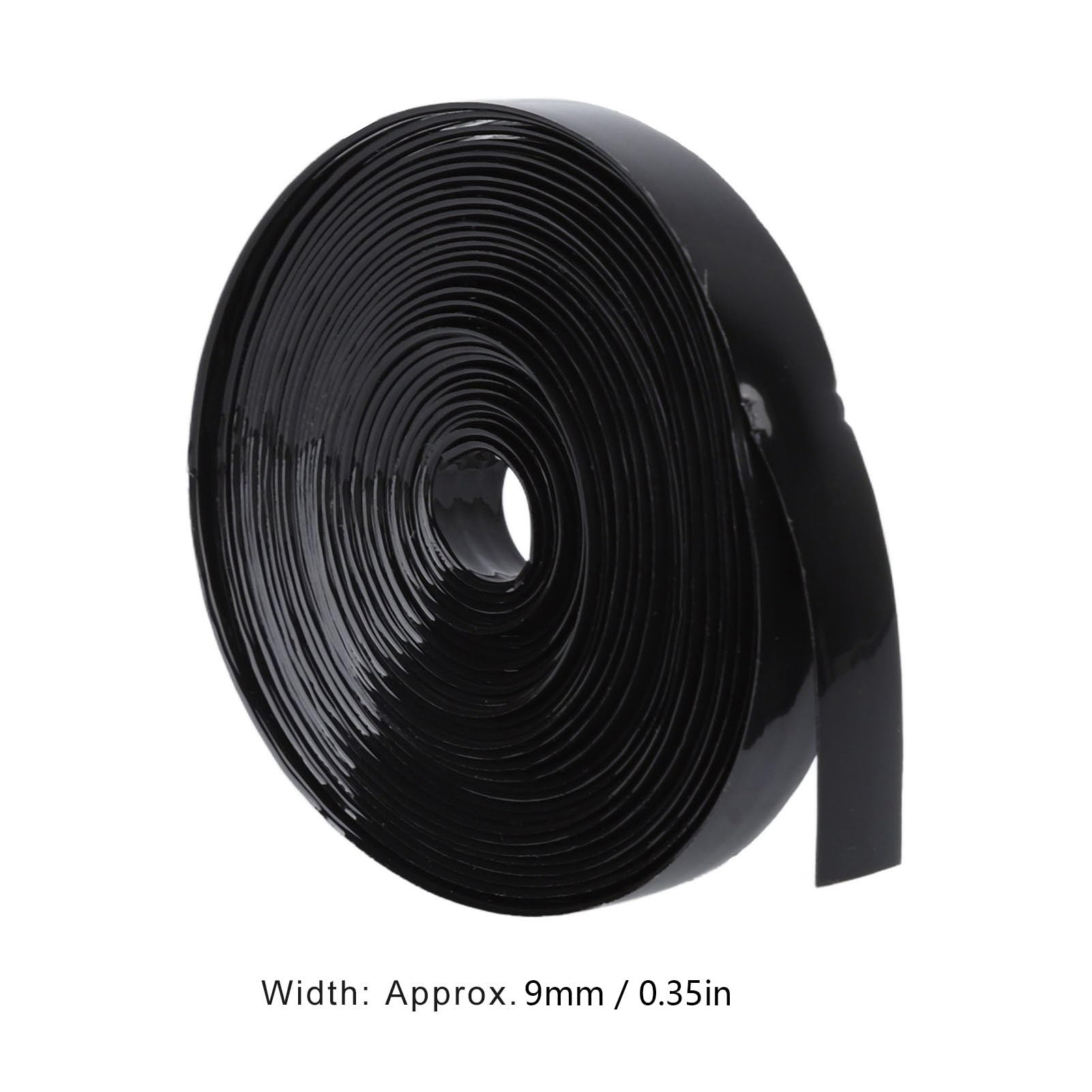9mm Pegamento de Queratina de Fusión, Glue de Queratina para Extensiones de Cabello, Ancho Caba Negra Capa Rollo Extensión de Cabello Tira de Pegamento
