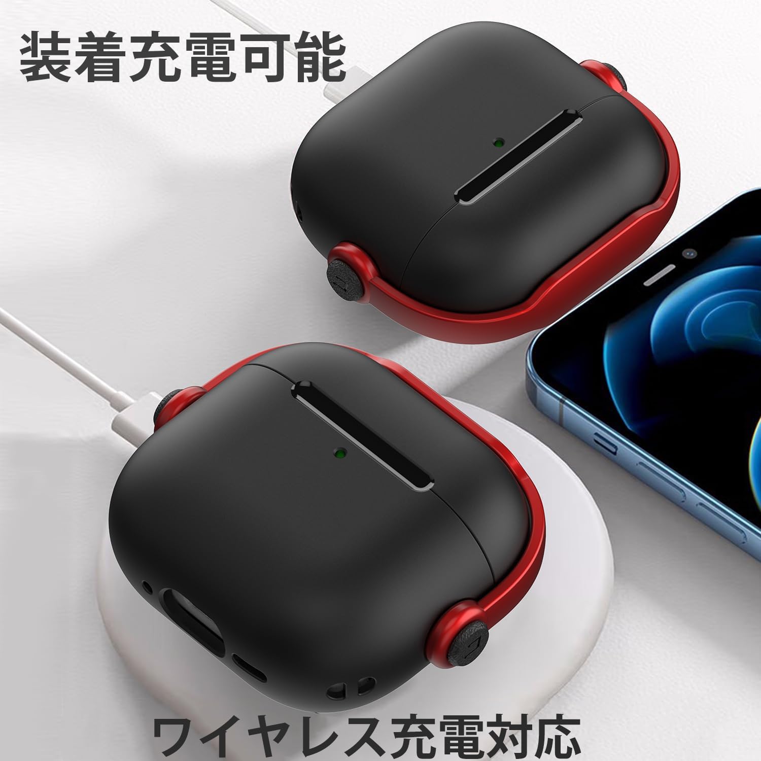 Amazon | LAYJOY AirPods 4 ケース 2024 AirPods 第4世代 TPU 安全な 