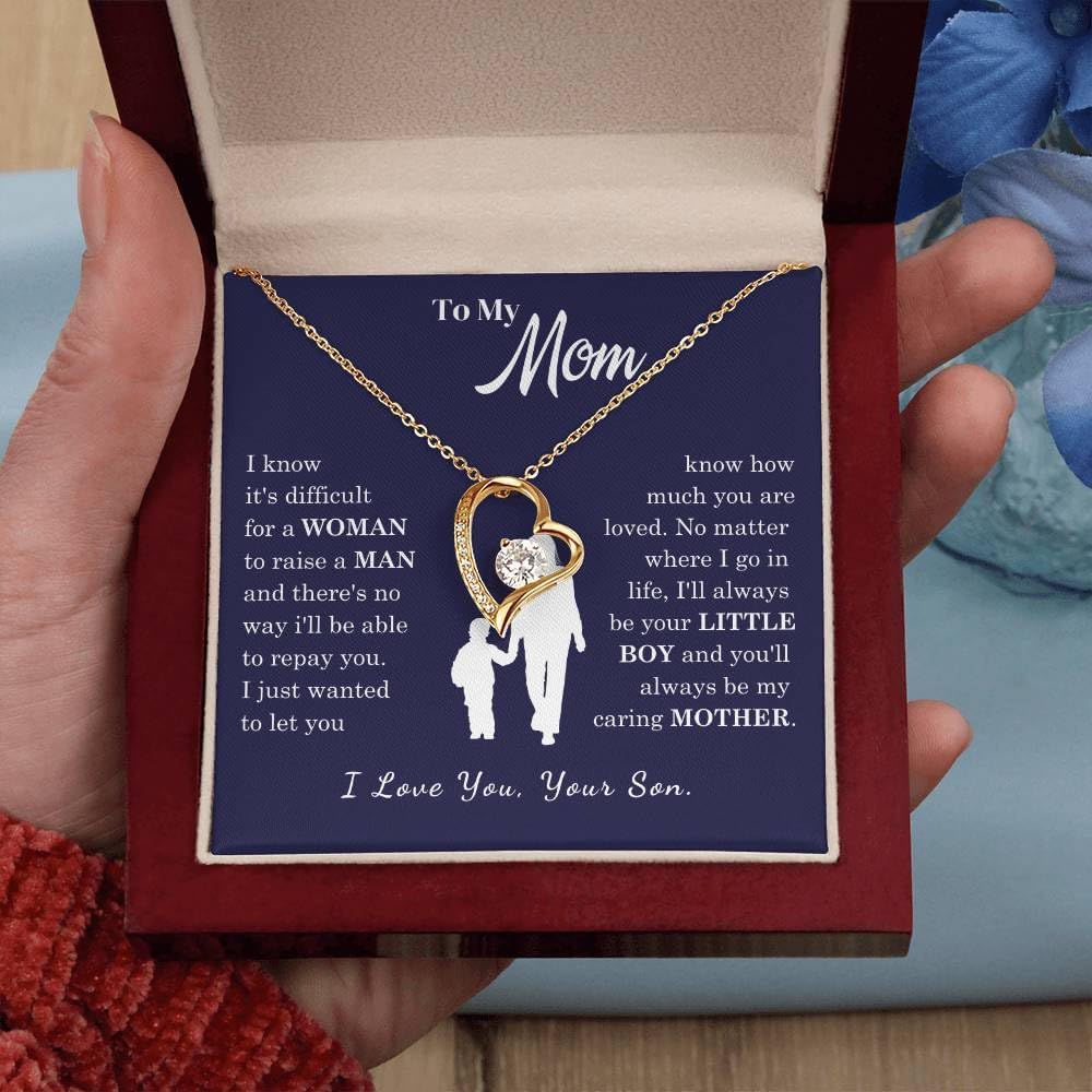 Jewelry To My Mom, Loved Mother, Necklace, Gift From Son, Son Mom Gift, Son to Mom Gift, Gift for mom, Mother Gift, Christmas Birthday Gift, Mother's day gift idea