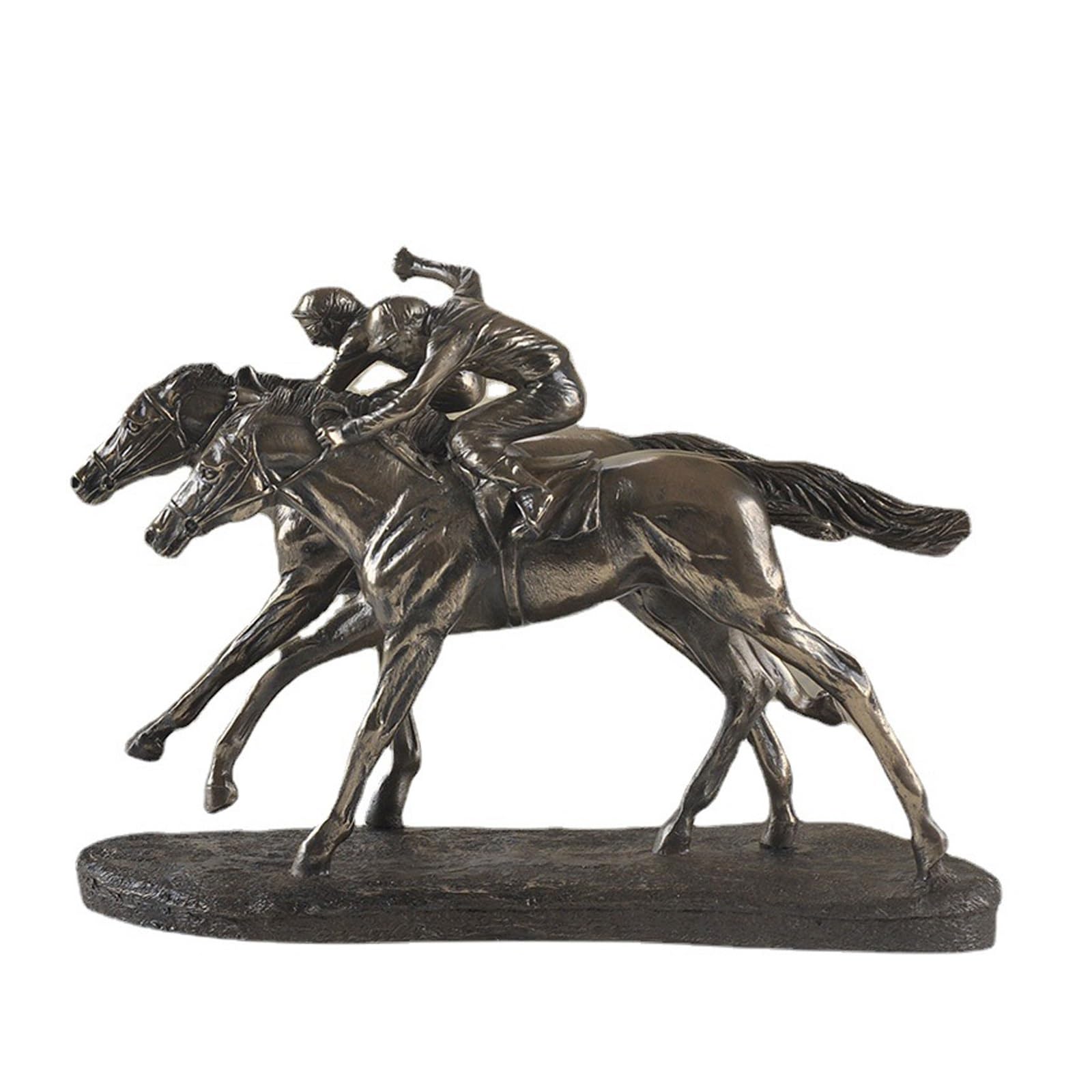 Figura De Caballo con Doble Caballo para Salón, Escritorio
