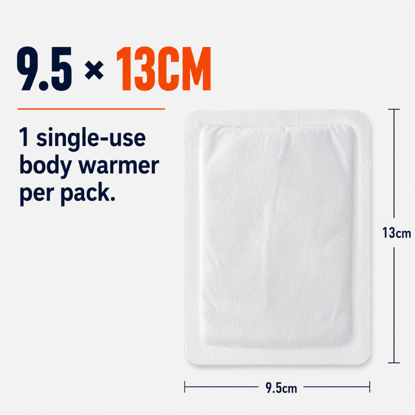 Koolpak Lot de 60 Chauffe-Corps adhésifs – Activé par l'air, 10 Heures de Chaleur, soulagement du Dos et des épaules, Usage Unique