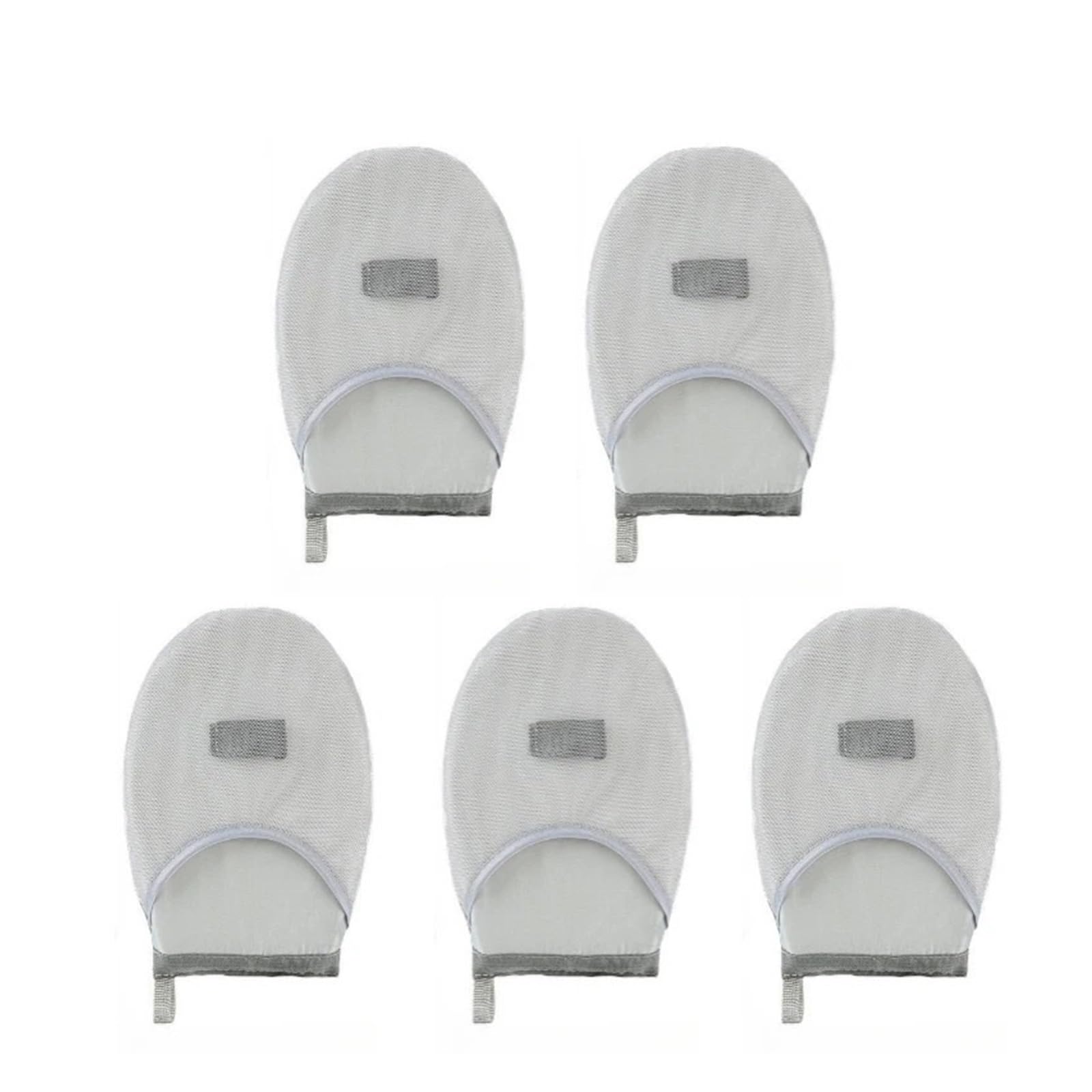Garment Steamer Ironing Glove Mitt Insulated Gloves with Handheld Ironing Board Home Garment Steamer Waterproof Anti Steam Mitt Portable Mini Iron Holder for Steaming Clothes(Round tip-5PCS)