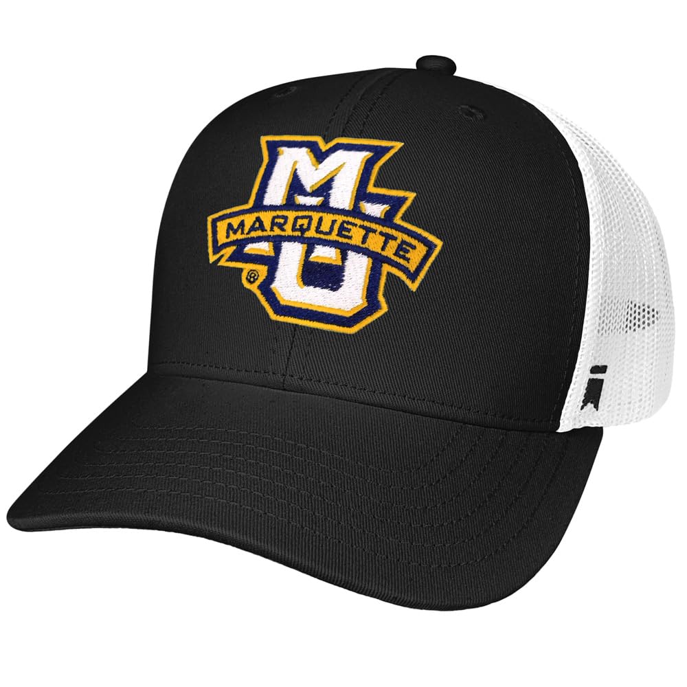 Campus Lab Official Collegiate Team Logo 2 Adjustable Snapback Trucker Hat - Unisex for Men and Women