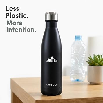 Danshui Stainless Steel Water Bottle, Vacuum Insulated, Leakproof, 500ml