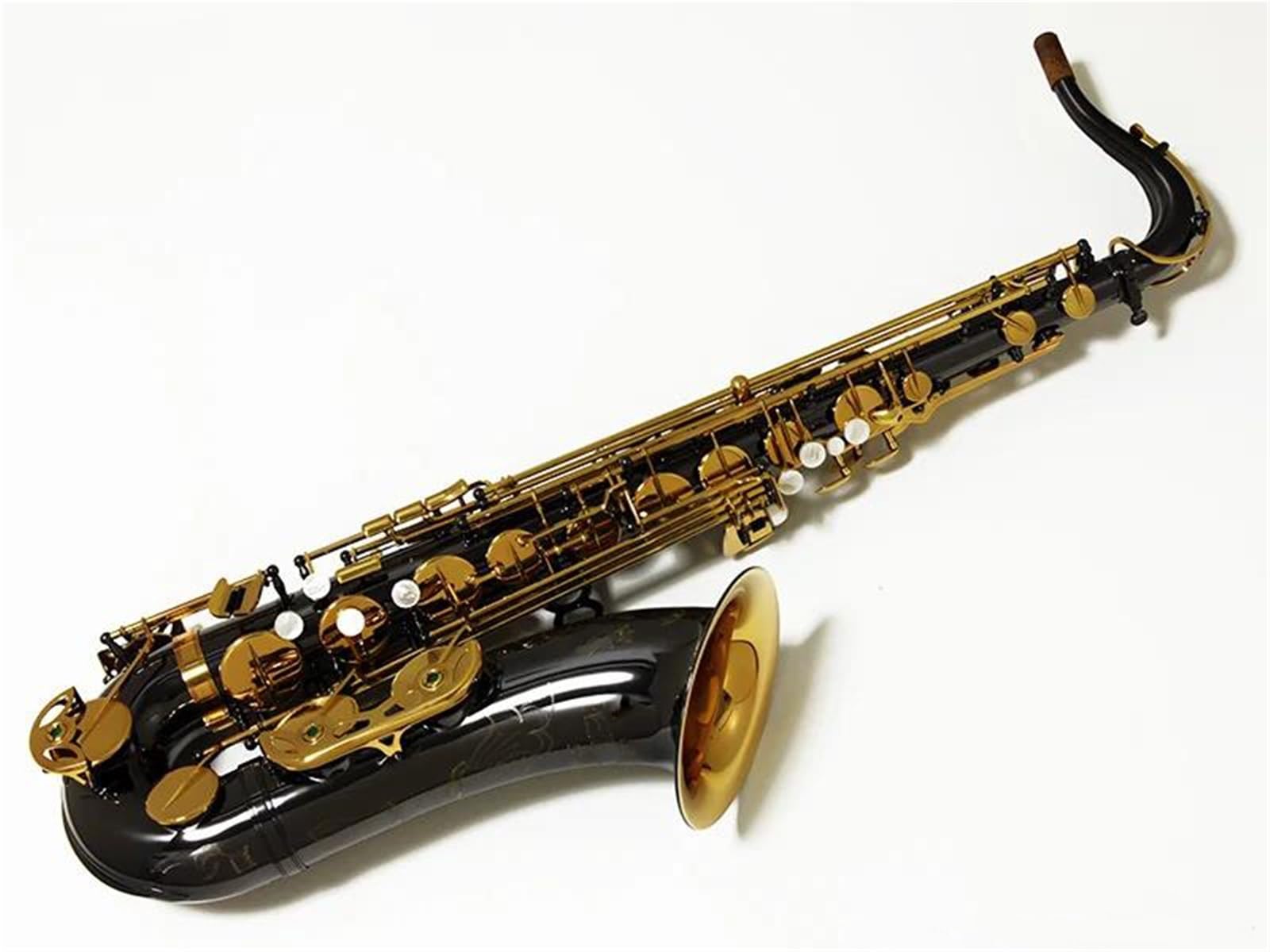 Saksofon Tenorowy Instrument Dęty Drewniany Klawisz B Mosiądz Niklowany Ustnik Dostępny W Wielu Kolorach Zestaw Saksofonowy(3)