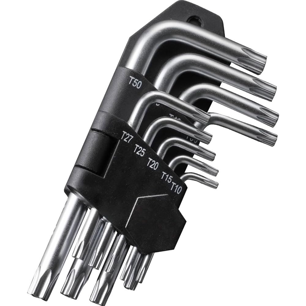 Mawson 9 Piece Torx Wrench Set Torx Star Key Wrench Set T10 T15 T20 T25 T27 T30 T40 T45 T50 (9pc Star Allen Key Set) (B0CJJKP118) Amazon Price History, Amazon Price Tracker
