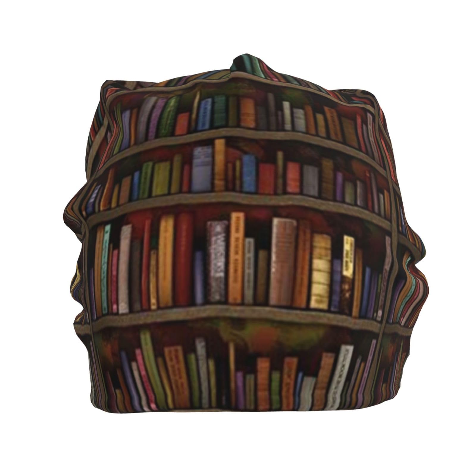 TKDYVAI Funny Stretch Slouchy Beanie Hat for Women Men Books Knit Skull Cap Library Slouch Beanie Cap Hats