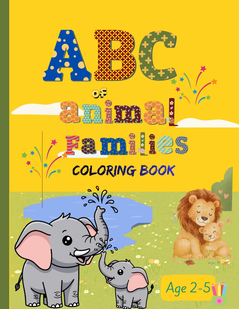ABC of Animal families coloring book