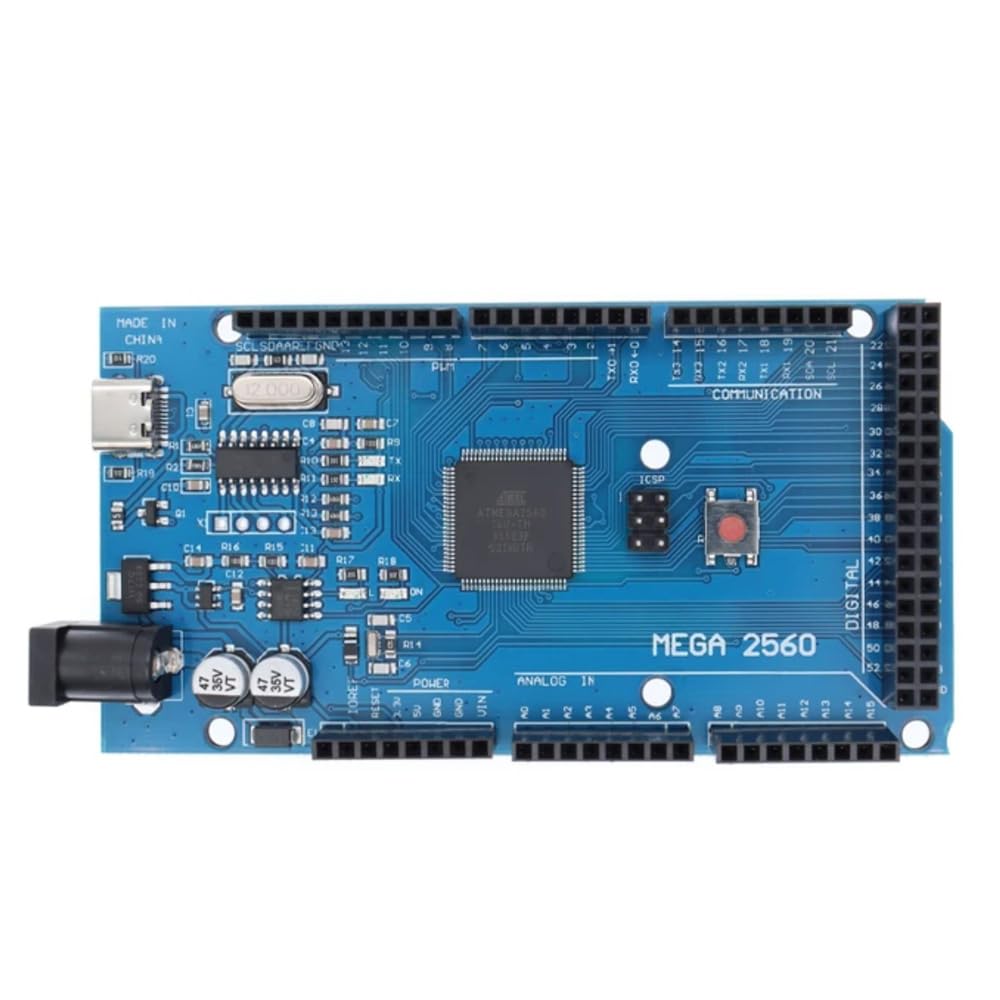 Carte Mega 2560 R3 USB Type C Compatible avec Arduino IDE Carte de développement ATmega2560 CH340G USB-C