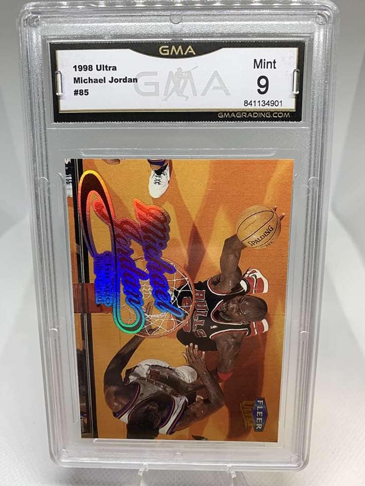 GMA Grade Mint 9#841134901 1998-99 Ultra #85 Michael Jordan Chicago Bulls