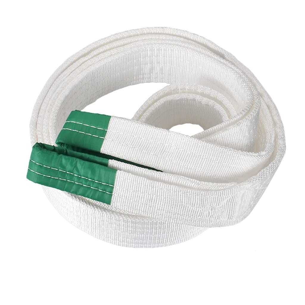Sling Straps 6 Tons Flat Lifting Sling Lifting Rigging Two Ends Buckle Color Industrial Crane Lifting Sling Strap Sling Lifting Straps Rigging Straps (Color : 6T, Size : 5M)