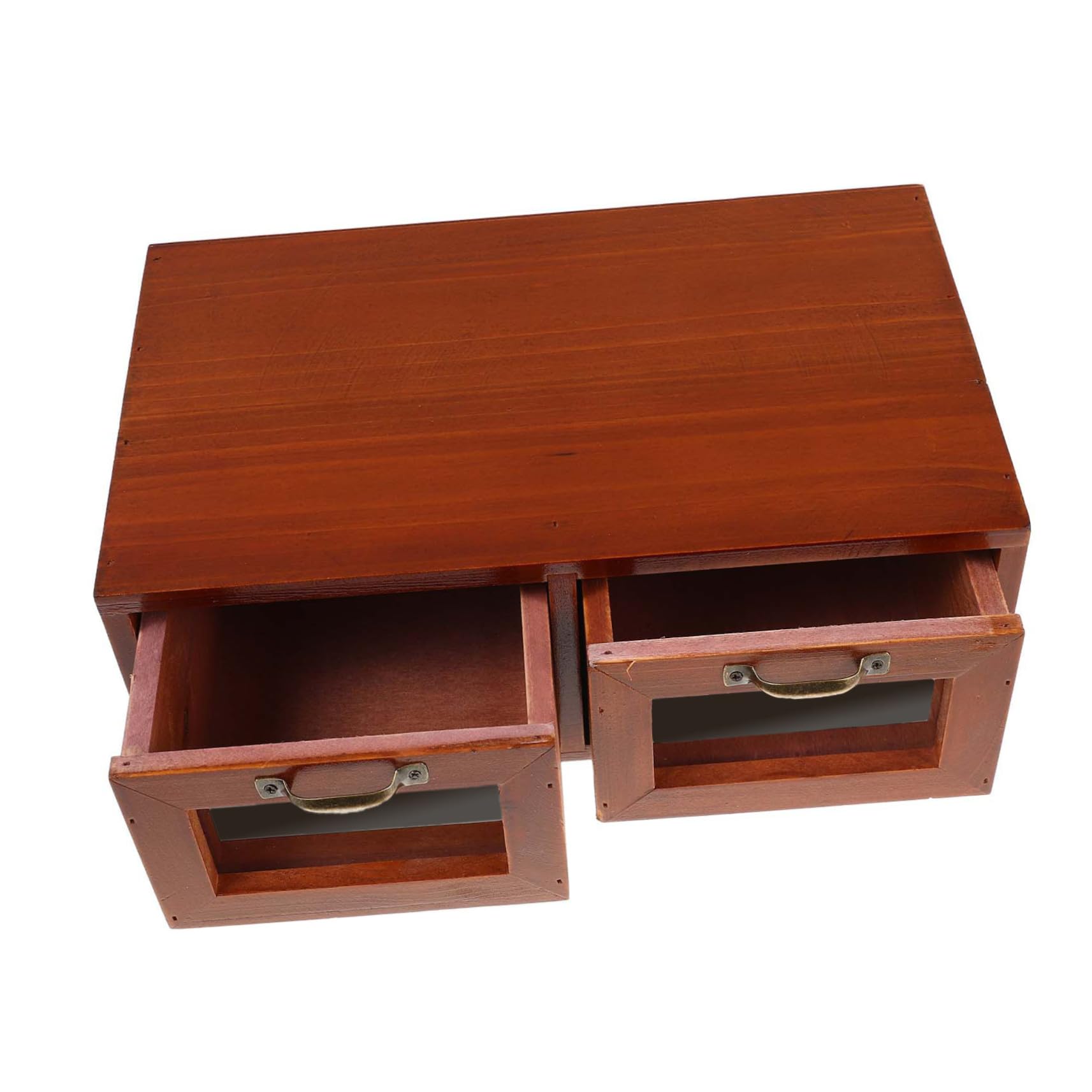 Support écran bois avec tiroir et rangement bureau ergonomique
