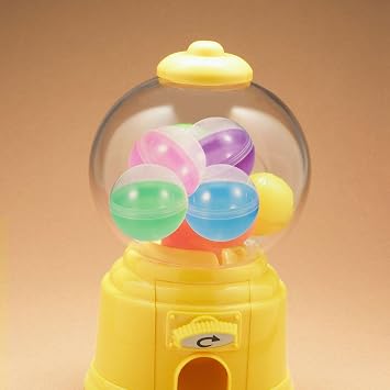 ABOOFAN 自動販売機カプセル 50個入り 充填可能なカプセル ボール 安物の宝石球 開けられるツイストボール グラブスフィア プラスチックガムボール爪マシン 賞品容器 45mm