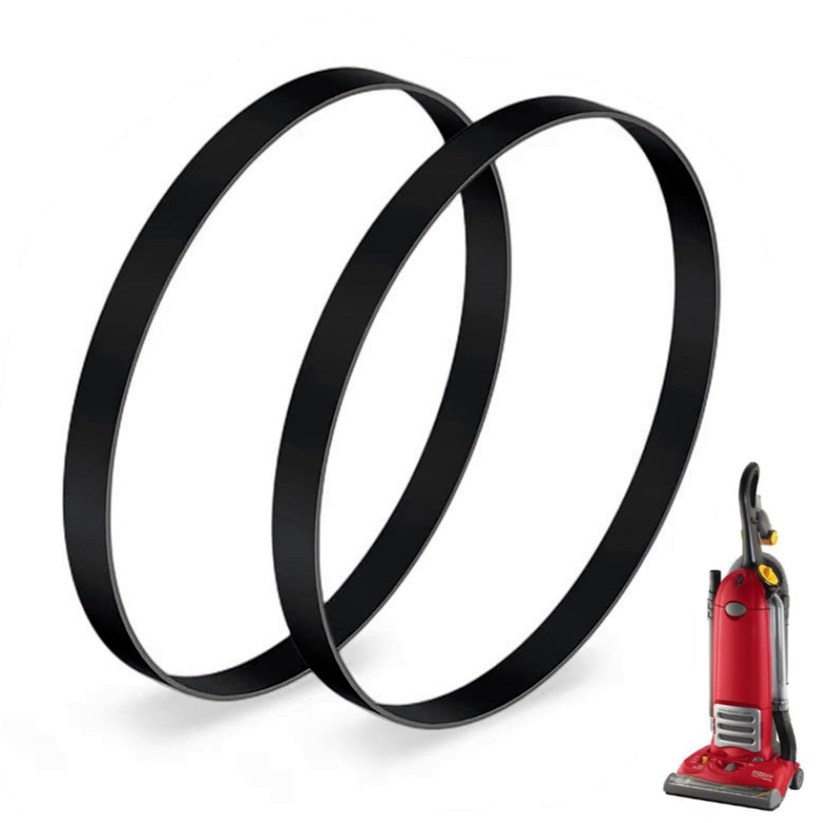 JEDELEOS Correas de repuesto estilo R para Eureka 4870 y 4800 The Boss Smart Vac modelos 4870 4872 4874 4875 4880 4885 Series, piezas de repuesto 61110A 61110B 61110C 61110 (paquete de 2)