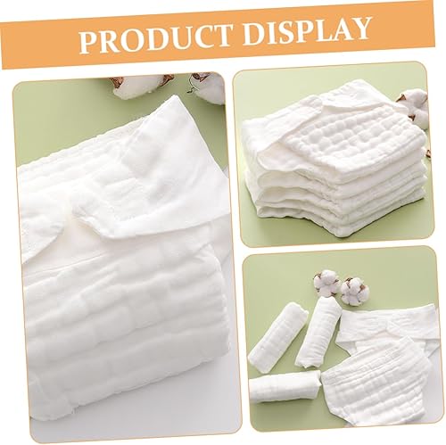 Miniatura 7 de OUNONA 5 pañales de tela lavables para pañales de algodón suave, altamente absorbentes y transpirables, para recién nacidos, meses, reutilizables,