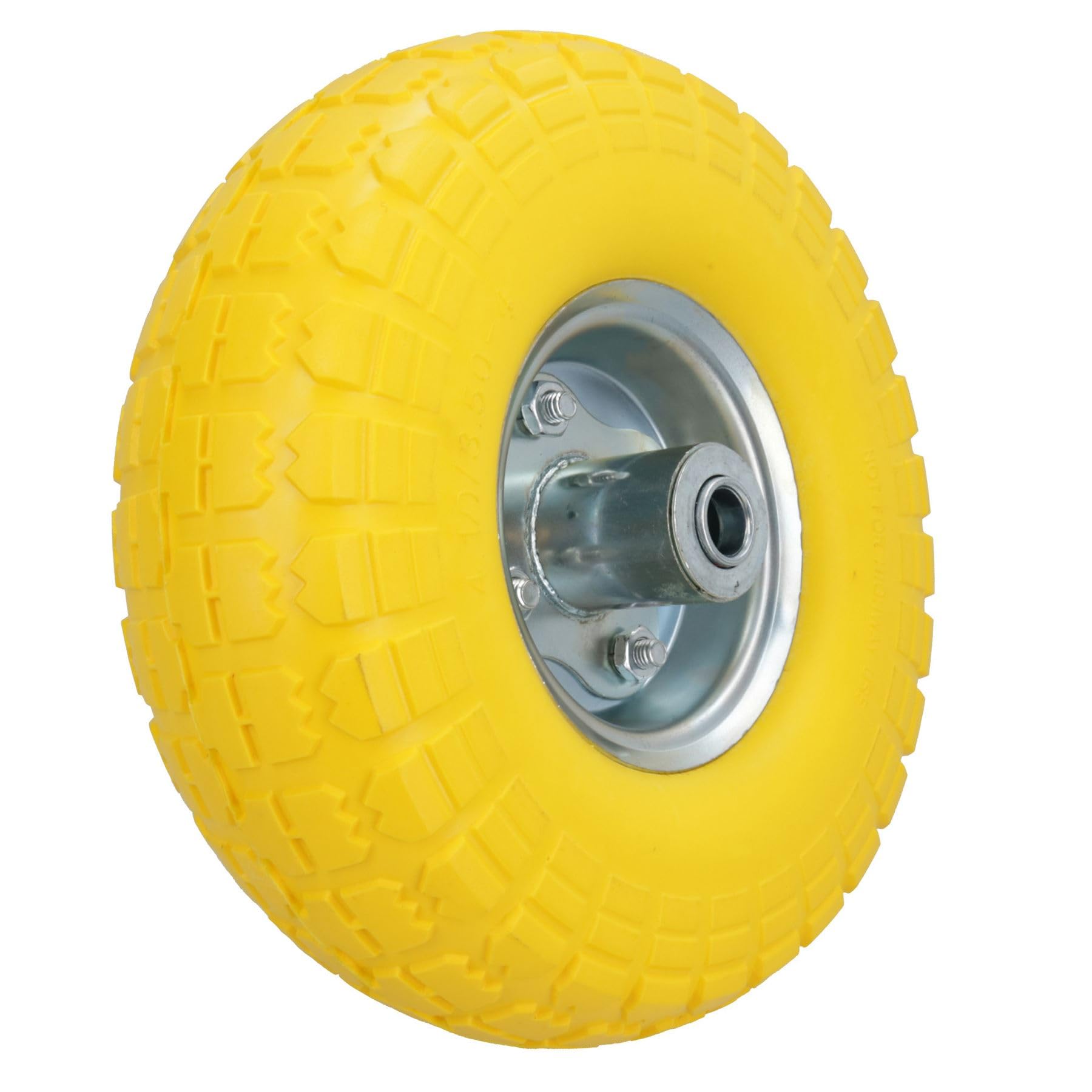 Rueda de carro de 10 pulgadas, a prueba de pinchazos, 16 mm, diámetro de 150 kg, 4 unidades