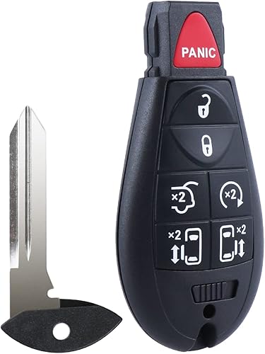 Reemplazo de entrada sin llave compatible con Chrysler Town y Country Dodge Grand Caravan 2008 2009 2010 2011 2012 2013 2014 2015 2016 2017 2018