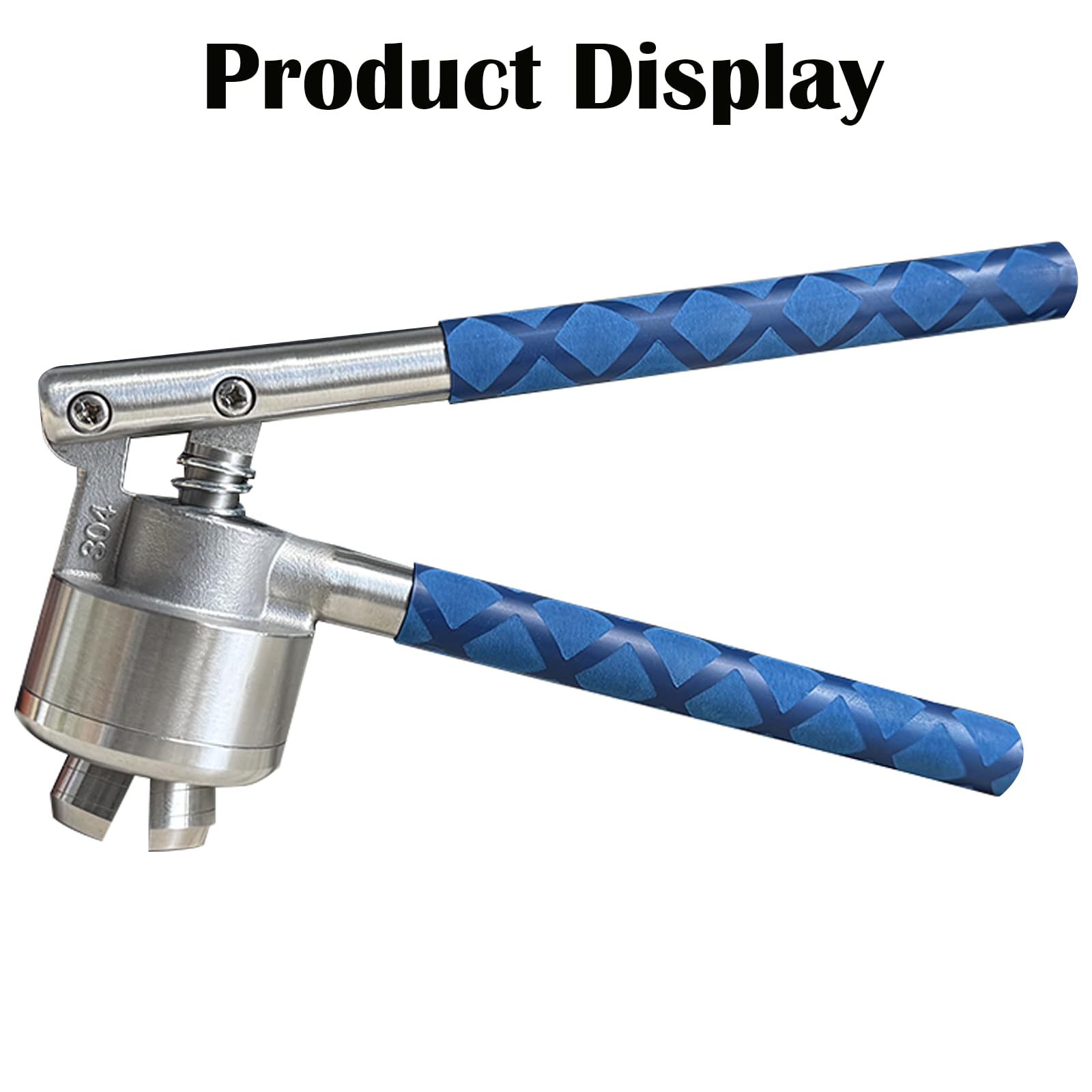 Crimpadora de viales de 20 mm, selladora manual para prensar tapas abatibles de plástico y aluminio de 20 mm de diámetro